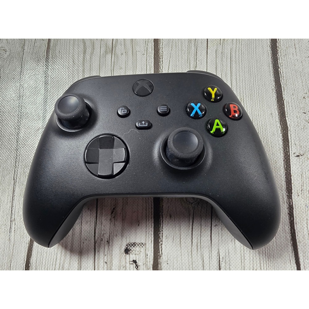 Microsoft Xbox Wireless Controller Carbon Black Model 1914 Series X S One PC